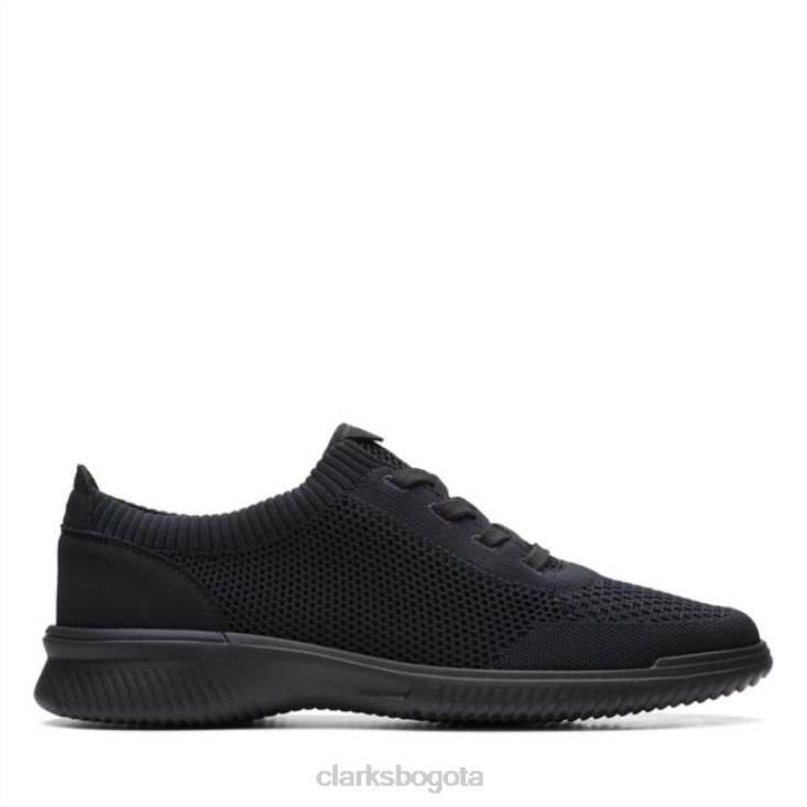 Clarks 0DX8L5638 donaway punto negro/negro negro/negro clarks hombres negro