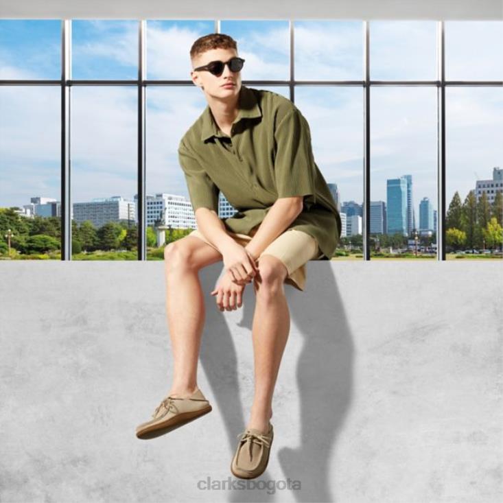 Clarks 0DX8L5642 clarks pilton wallabee gamuza arena gamuza arena hombres gamuza arena