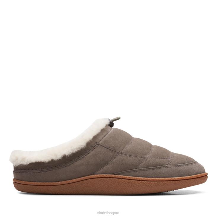 Clarks 0DX8L5643 mula clarks pilton ante piedra ante piedra hombres gamuza piedra