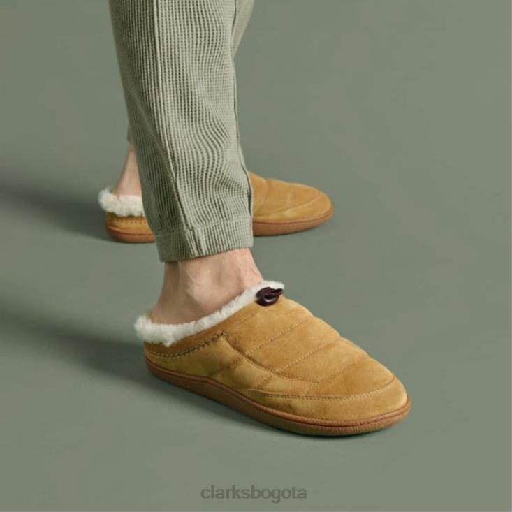 Clarks 0DX8L5647 mula pilton ante musgo de roble ante clarks ante musgo de roble hombres gamuza musgo de roble