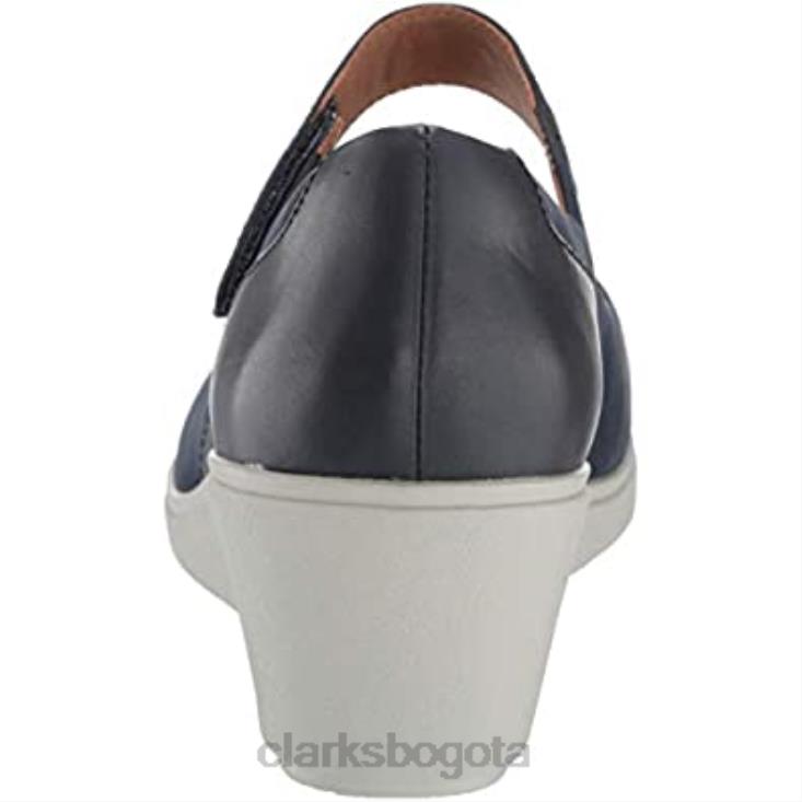 Clarks 0DX8L565 mujer un tallara ivy plataforma clarks combinación de cuero nobuck azul marino mujer combinación de cuero nobuck azul marino