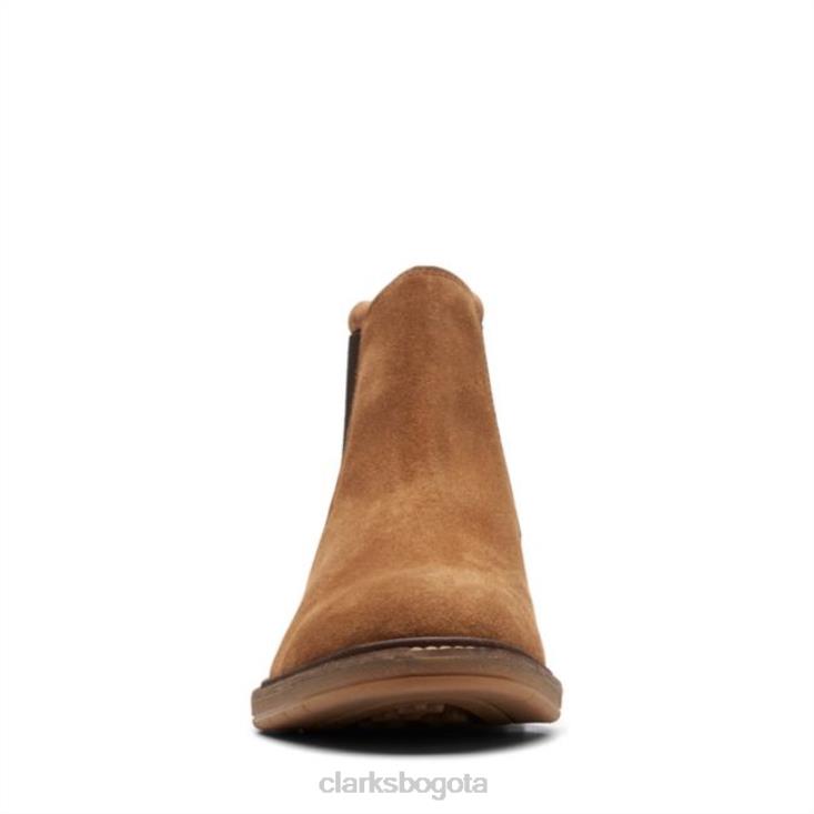 Clarks 0DX8L5652 clarks de gamuza coñac hall clarks de gamuza coñac hombres gamuza coñac