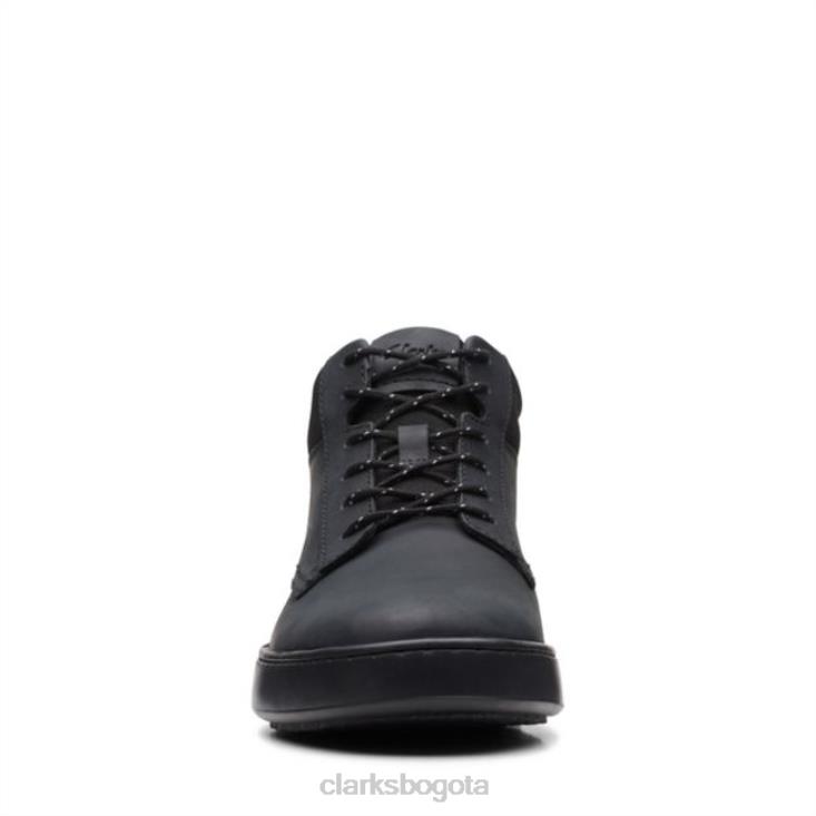 Clarks 0DX8L5654 clarks de cuero negro corte lite mid negro cuero hombres cuero negro