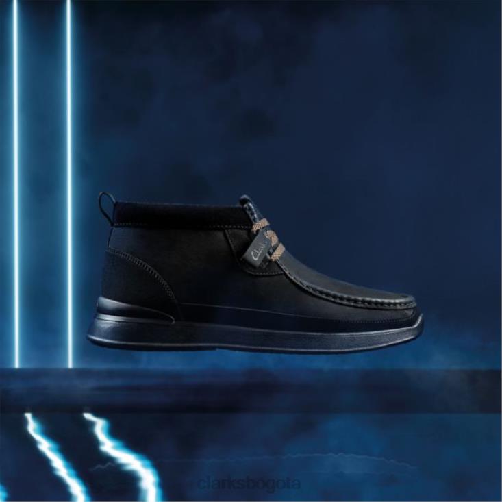 Clarks 0DX8L5663 race lite wally negro clarks negro hombres negro