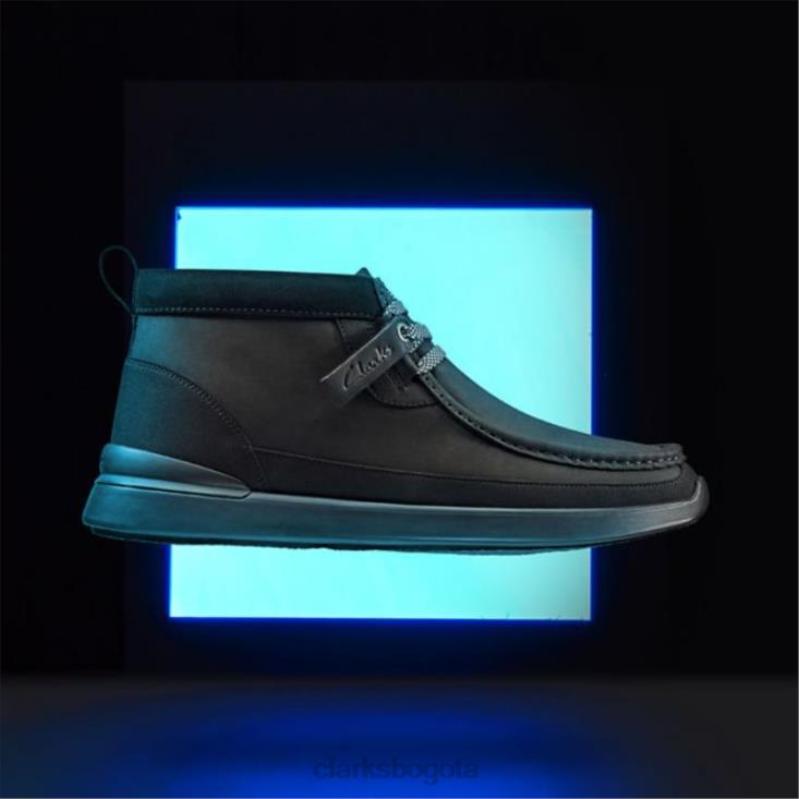 Clarks 0DX8L5663 race lite wally negro clarks negro hombres negro