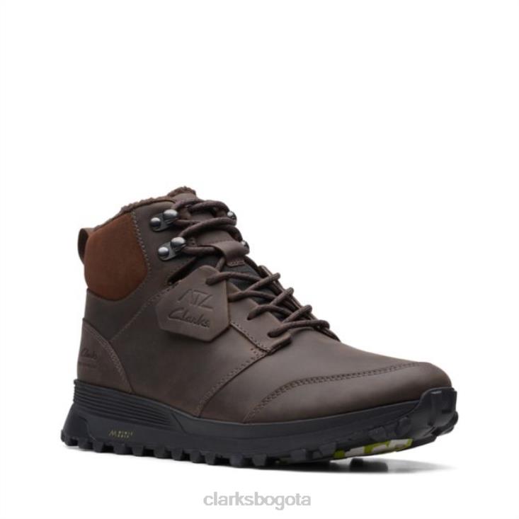 Clarks 0DX8L5665 Clarks cuero con forro cálido marrón atl trek up cuero con forro cálido marrón impermeable hombres cuero marrón cálido
