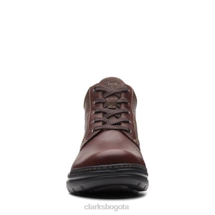 Clarks 0DX8L5667 cuero caoba ny clarks rockie 2 up gore-tex cuero caoba ny unisexo cuero caoba