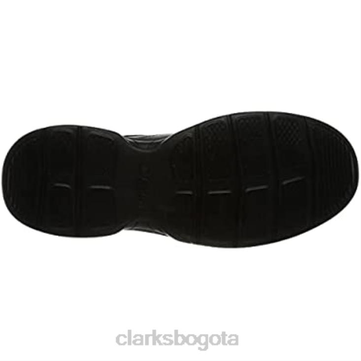 Clarks 0DX8L567 bradley walk oxford clarks negro de cuero caído para hombre hombres cuero negro caído