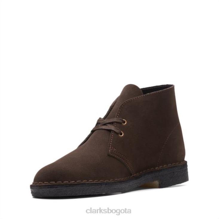 Clarks 0DX8L5672 bota safari clarks de ante marrón ante marrón unisexo gamuza marrón