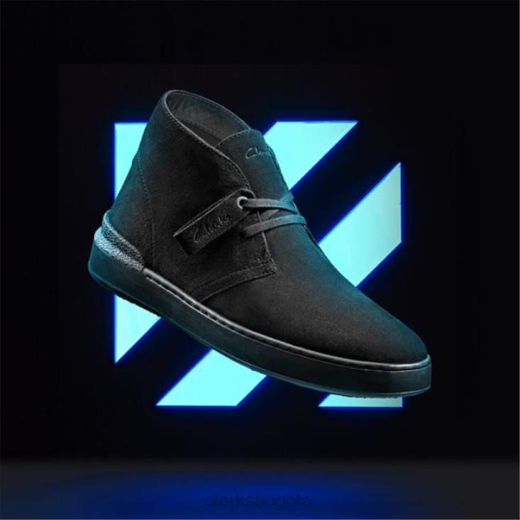 Clarks 0DX8L5676 Bota safari Court Lite negra/negra negro/negro clarks hombres negro