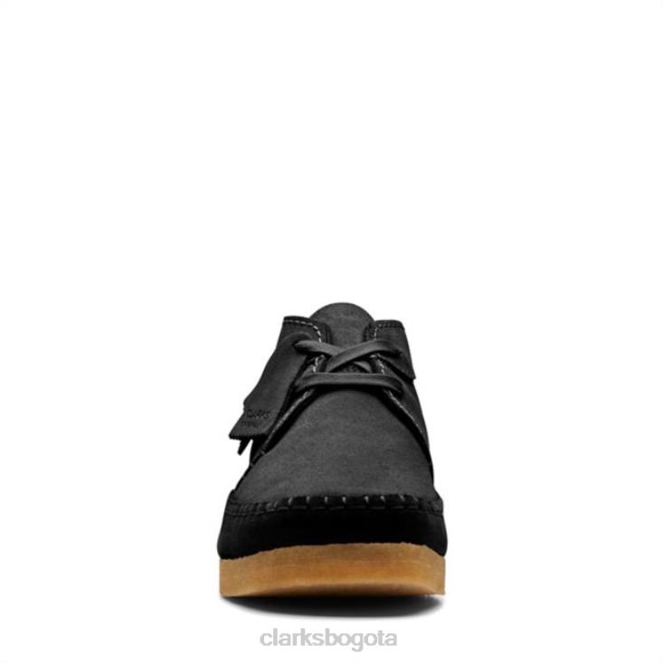 Clarks 0DX8L5677 bota tejedora ante negro clarks ante negro hombres ante negro