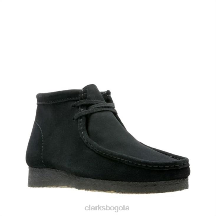 Clarks 0DX8L5678 bota wallabee ante negro ante negro clarks unisexo ante negro