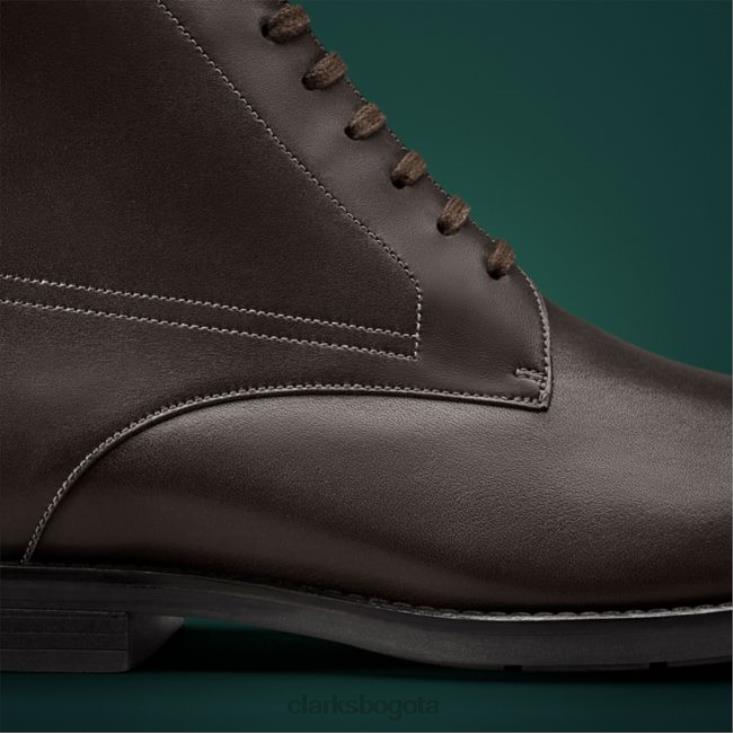 Clarks 0DX8L5688 cuero marrón oscuro clarks ronnie up gore-tex cuero marrón oscuro unisexo cuero marrón oscuro