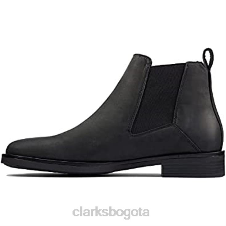 Clarks 0DX8L569 Botas Chelsea Clarks Memi Top de mujer en negro mujer cuero negro