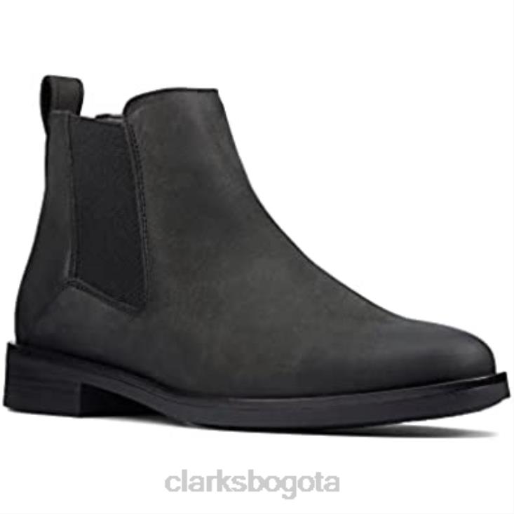 Clarks 0DX8L569 Botas Chelsea Clarks Memi Top de mujer en negro mujer cuero negro