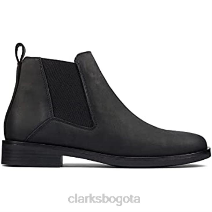 Clarks 0DX8L569 Botas Chelsea Clarks Memi Top de mujer en negro mujer cuero negro