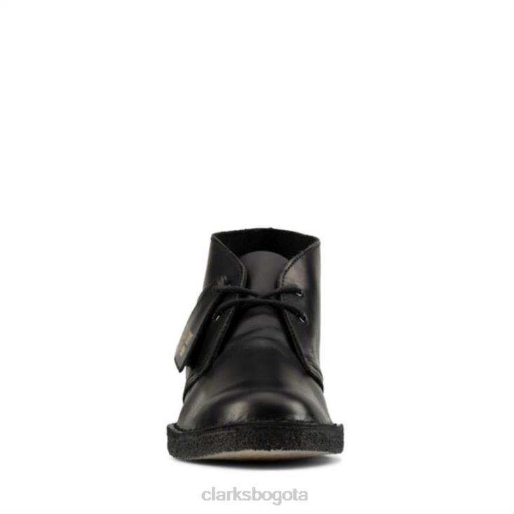 Clarks 0DX8L5692 bota safari negra pulida clarks negros pulidos hombres negro pulido