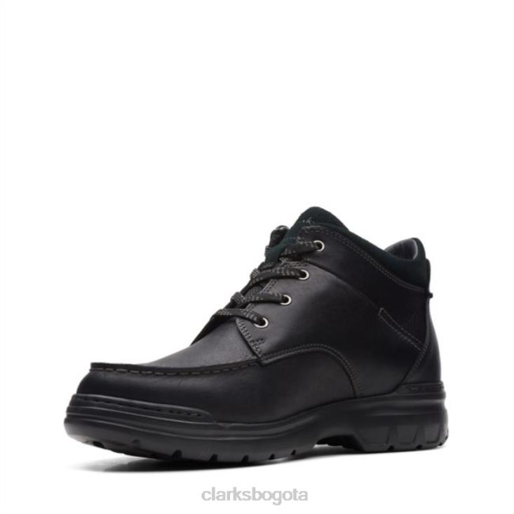 Clarks 0DX8L5694 rockie 2 hi gore-tex cuero negro clarks de cuero negro unisexo cuero negro