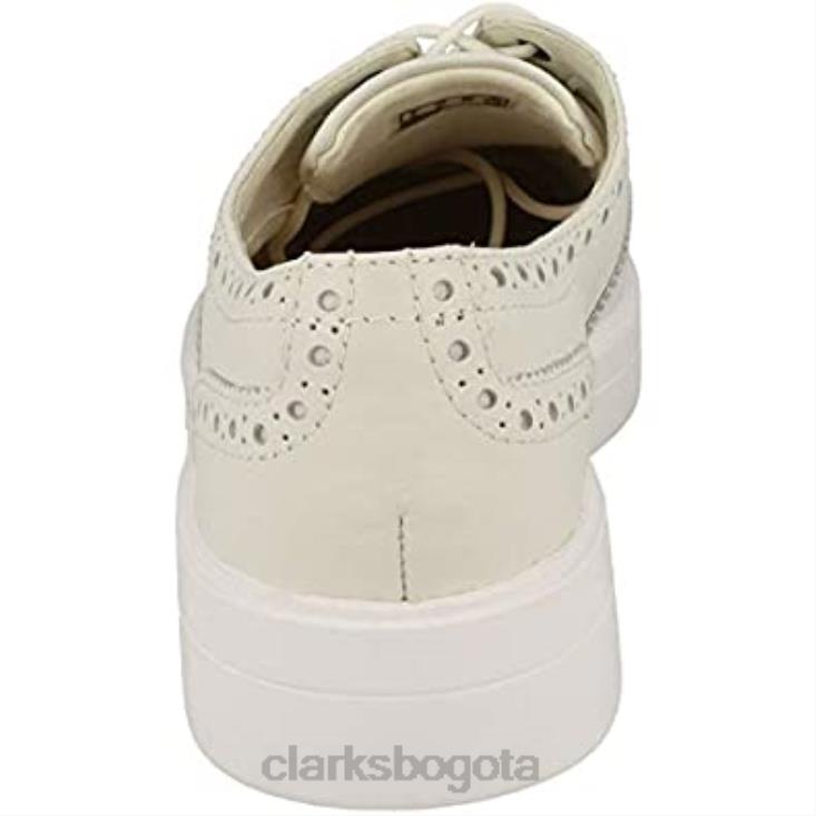 Clarks 0DX8L570 clarks hero brogue mujer blanco cuero blanco cuero blanco mujer cuero blanco