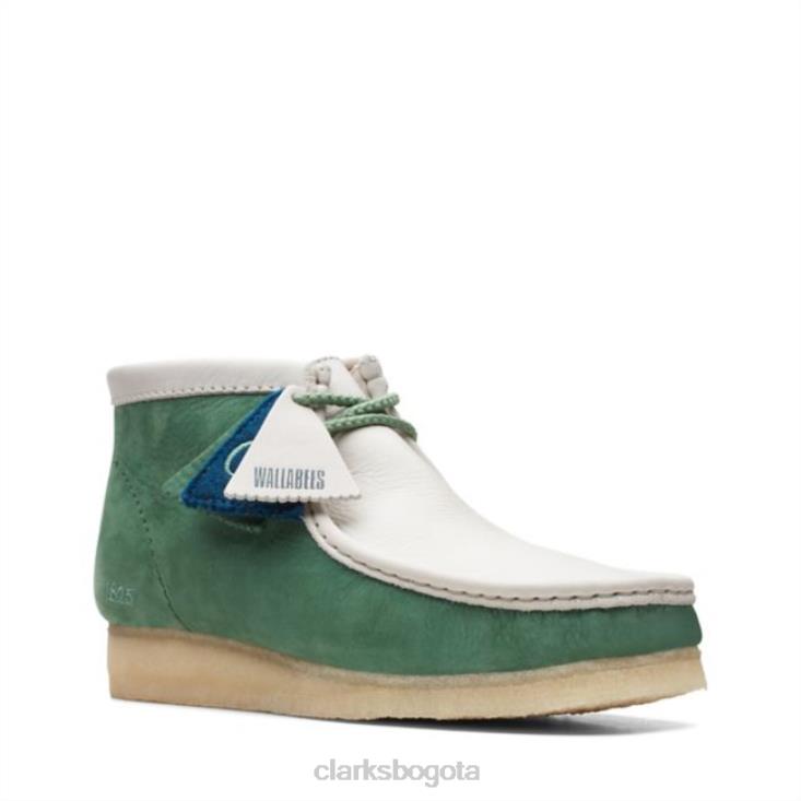 Clarks 0DX8L5701 Bota wallabee vcy nubuck verde clarks nubuck verde hombres nubuck verde