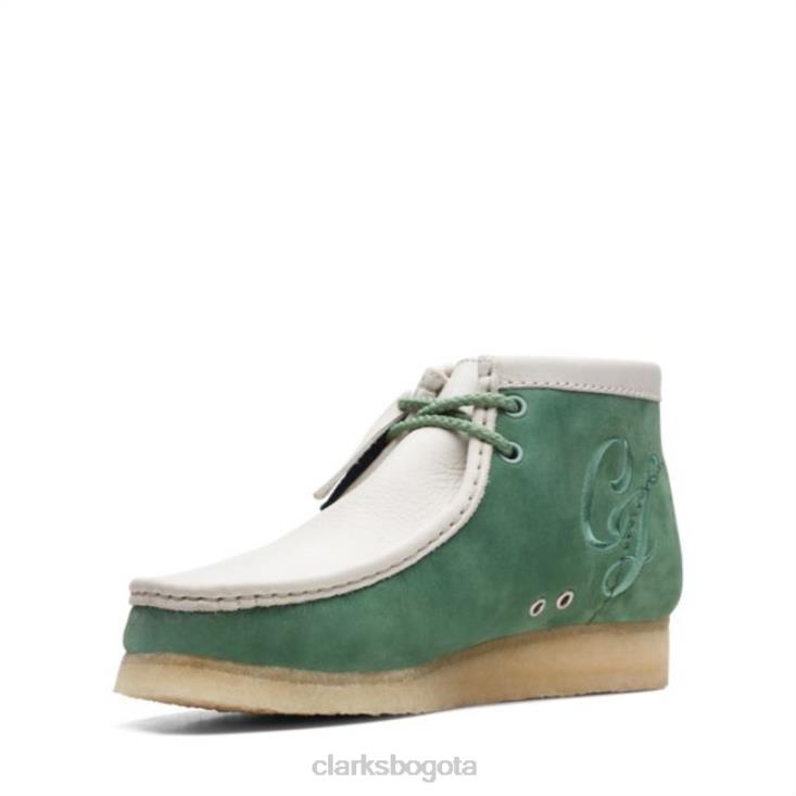 Clarks 0DX8L5701 Bota wallabee vcy nubuck verde clarks nubuck verde hombres nubuck verde