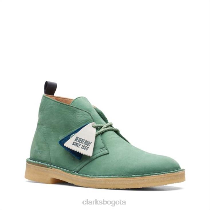 Clarks 0DX8L5705 Clarks nubuck verde bota desierto nubuck verde hombres nubuck verde