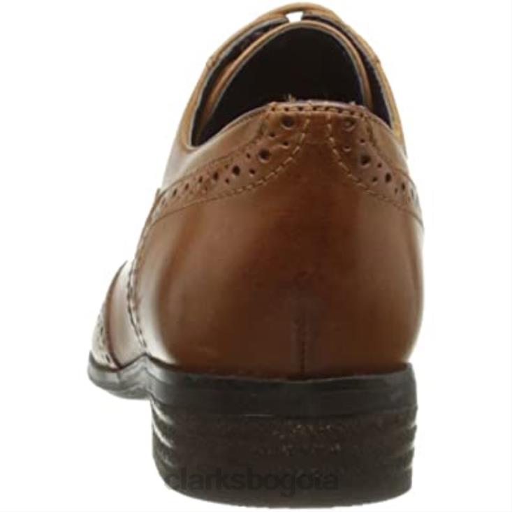 Clarks 0DX8L571 Zapatos derbys de roble hamble de Lea Clarks para mujer marrón tostado oscuro mujer marrón oscuro bronceado lea