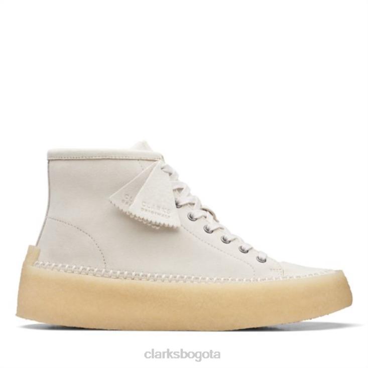 Clarks 0DX8L5714 clarks caravan mid blanco roto blanco roto hombres blanquecino