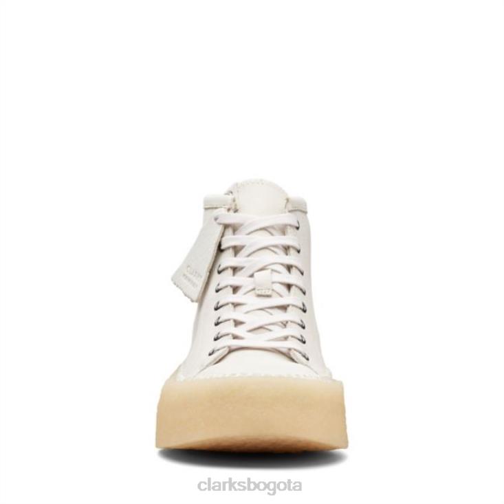 Clarks 0DX8L5714 clarks caravan mid blanco roto blanco roto hombres blanquecino