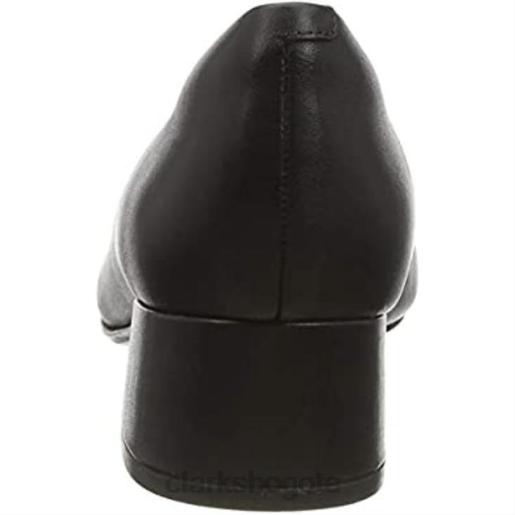 Clarks 0DX8L572 zapatos de tacón marilyn leah de cuero negro para mujer clarks mujer cuero negro