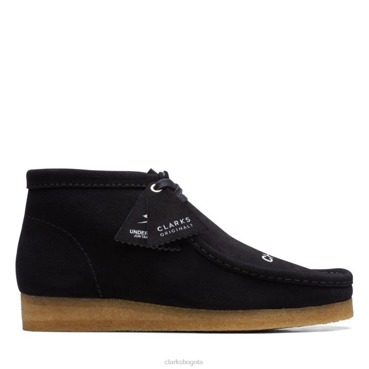 Clarks 0DX8L5724 bota wallabee de ante negro clarks de ante negro hombres ante negro