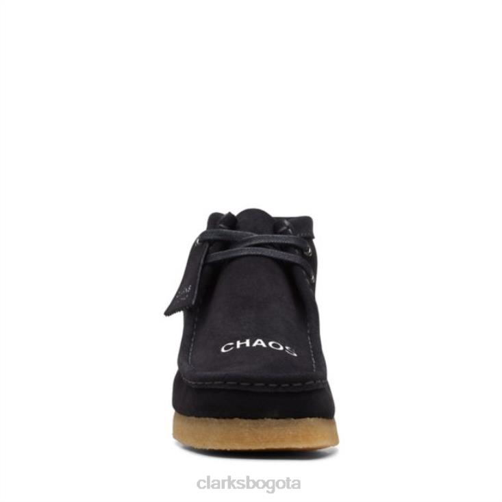 Clarks 0DX8L5724 bota wallabee de ante negro clarks de ante negro hombres ante negro