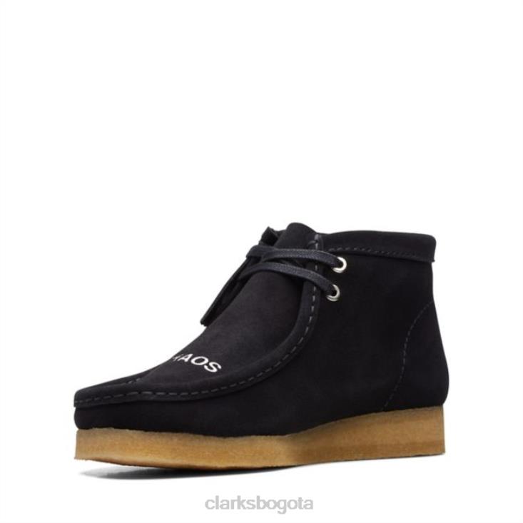 Clarks 0DX8L5724 bota wallabee de ante negro clarks de ante negro hombres ante negro