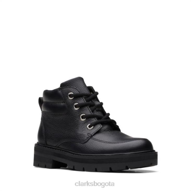 Clarks 0DX8L5730 clarks prague zip kid cuero negro cuero negro unisexo cuero negro