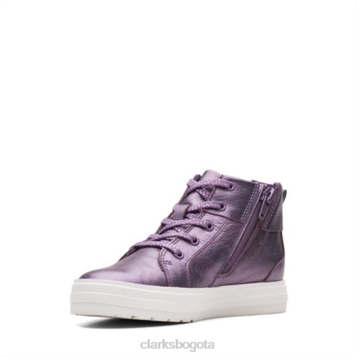 Clarks 0DX8L5736 clarks nova city niño cuero baya cuero baya niños cuero de baya