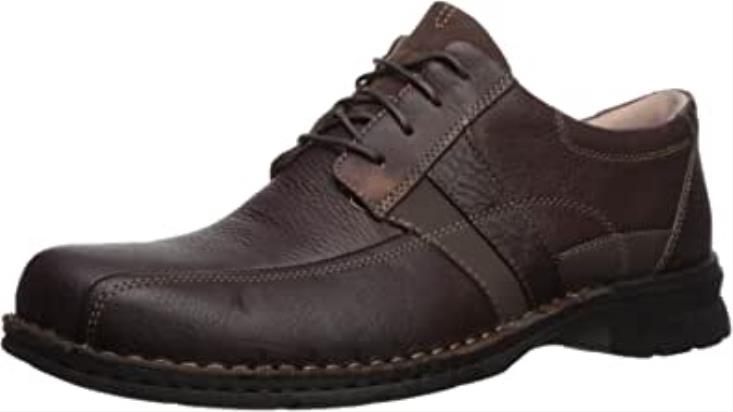 Clarks 0DX8L574 clarks de cuero aceitoso marrón espace oxford para hombre hombres cuero aceitoso marrón