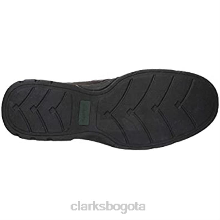 Clarks 0DX8L574 clarks de cuero aceitoso marrón espace oxford para hombre hombres cuero aceitoso marrón