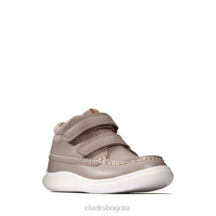 Clarks 0DX8L5745 clarks rosa combi leather crest tuktu niño rosa combi leather unisexo cuero combinado rosa