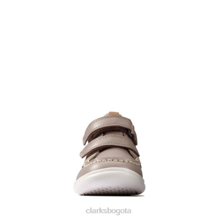 Clarks 0DX8L5745 clarks rosa combi leather crest tuktu niño rosa combi leather unisexo cuero combinado rosa