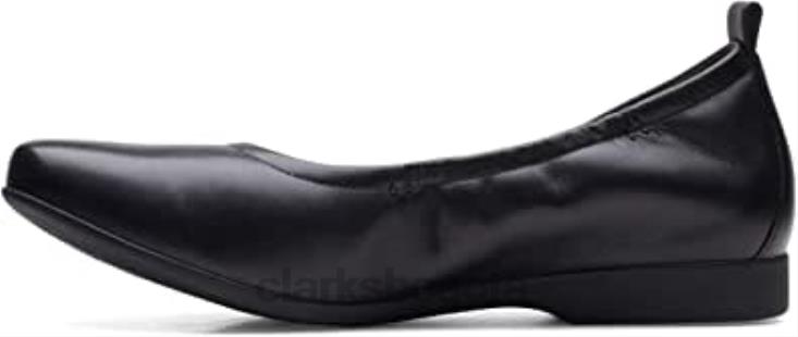 Clarks 0DX8L575 clarks un darcey vibe cuero negro unisexo cuero negro