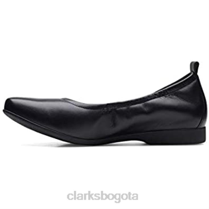 Clarks 0DX8L575 clarks un darcey vibe cuero negro unisexo cuero negro