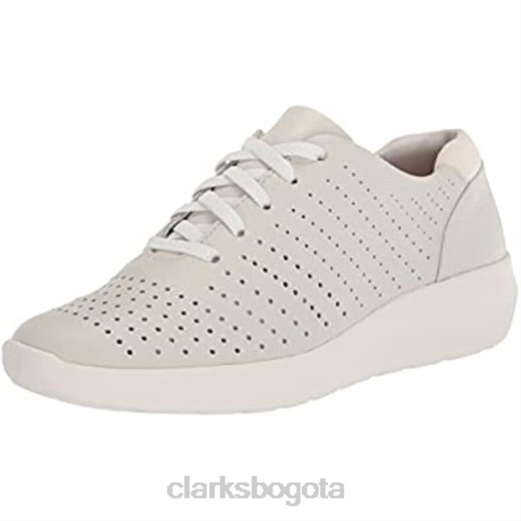 Clarks 0DX8L576 Clarks de cuero blanco para mujer kayleigh aster oxford mujer cuero blanco
