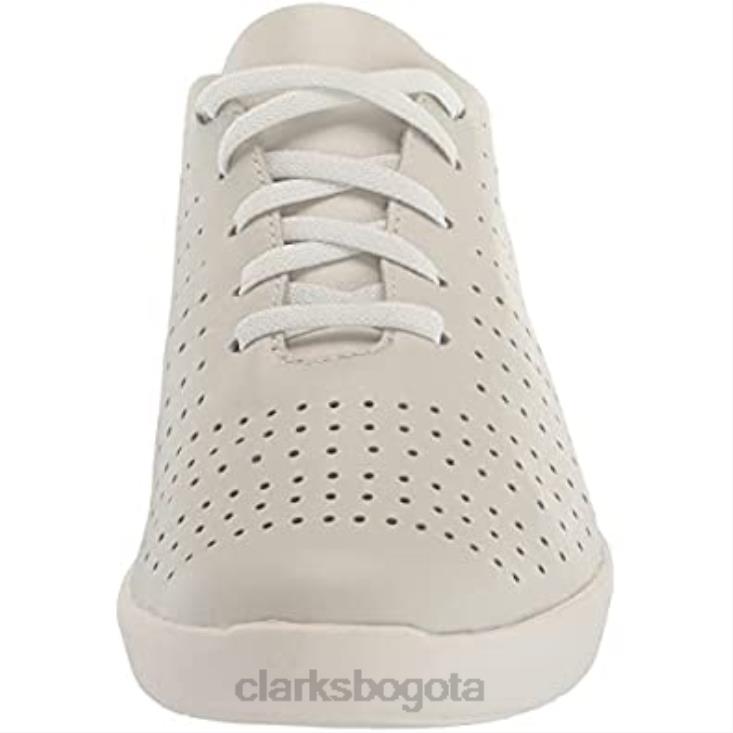 Clarks 0DX8L576 Clarks de cuero blanco para mujer kayleigh aster oxford mujer cuero blanco
