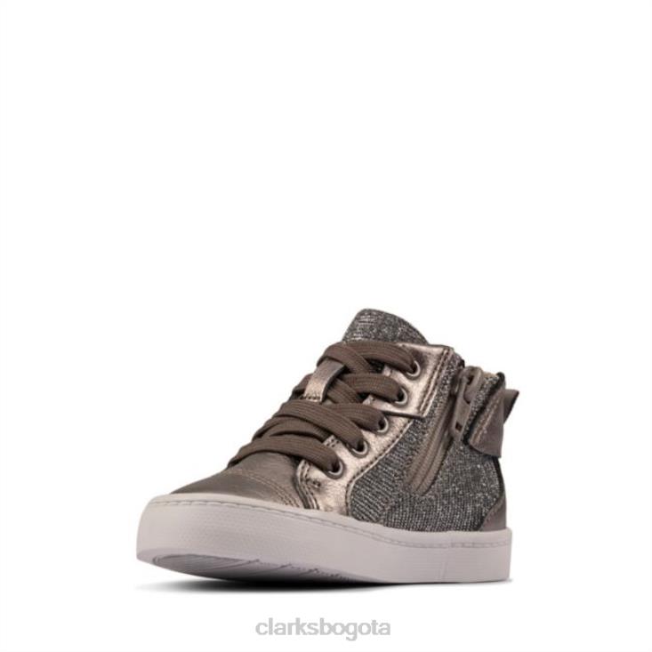 Clarks 0DX8L5762 clarks city mito niño peltre cuero peltre cuero unisexo cuero peltre