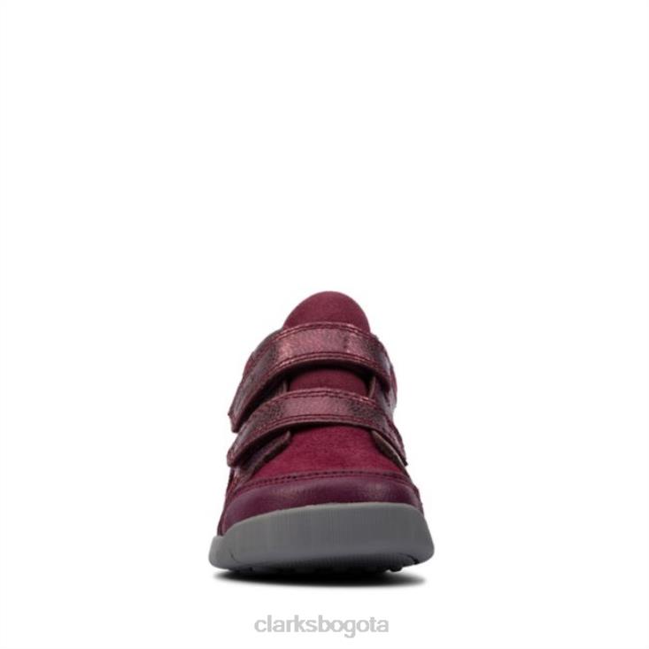 Clarks 0DX8L5764 clarks de cuero baya para niños pequeños rex park de cuero baya niños cuero de baya