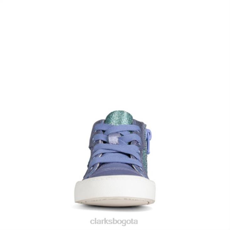 Clarks 0DX8L5770 clarks city mito niño cuero lila cuero lila unisexo cuero lila