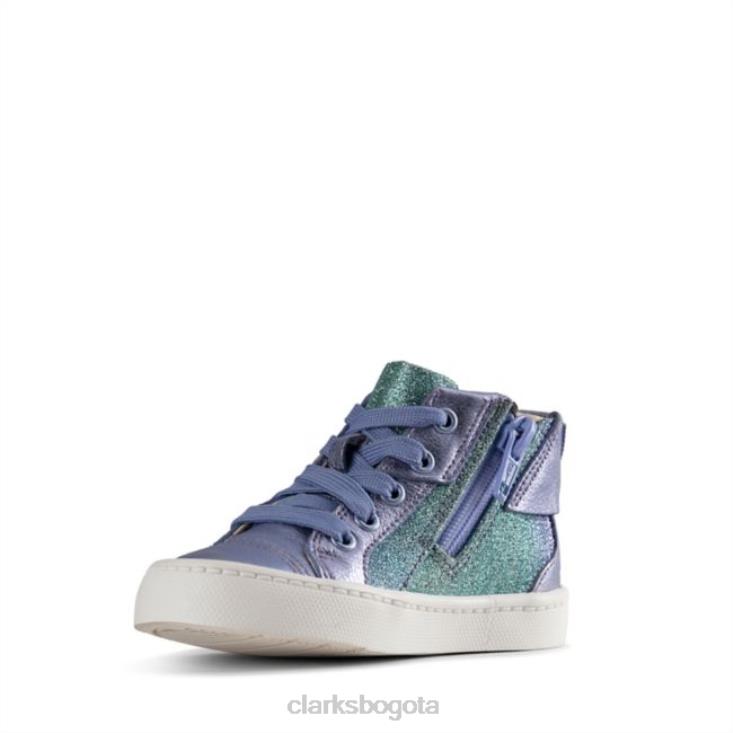 Clarks 0DX8L5770 clarks city mito niño cuero lila cuero lila unisexo cuero lila