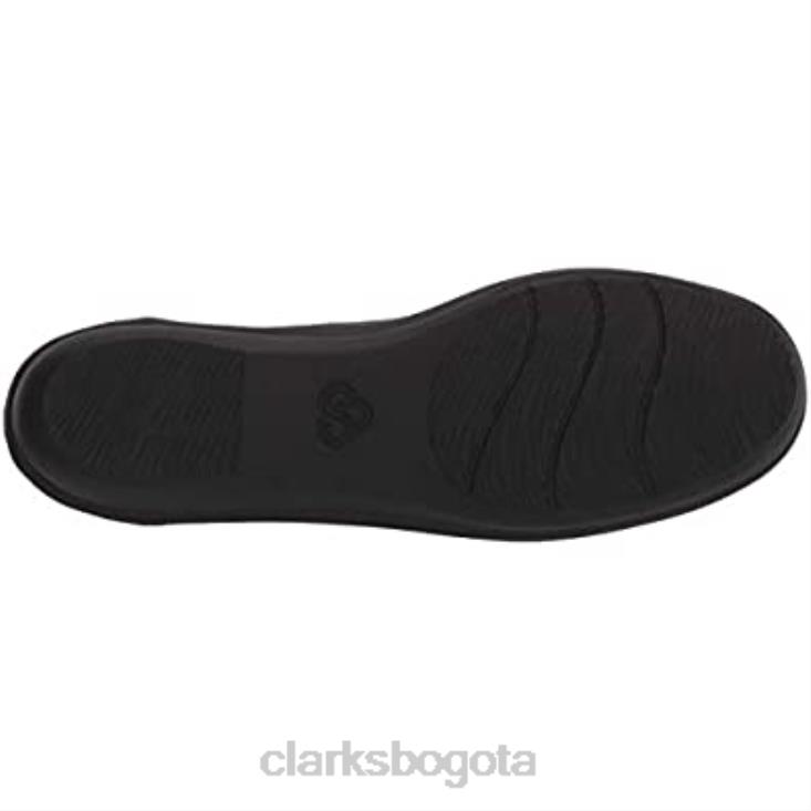 Clarks 0DX8L578 Bailarina baja de mujer clarks negro estampado serpiente sintético mujer