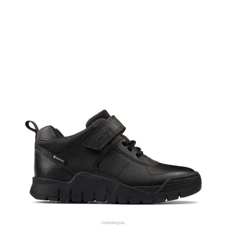 Clarks 0DX8L5785 clarks scooter de cuero negro up gore-tex niño cuero negro unisexo cuero negro