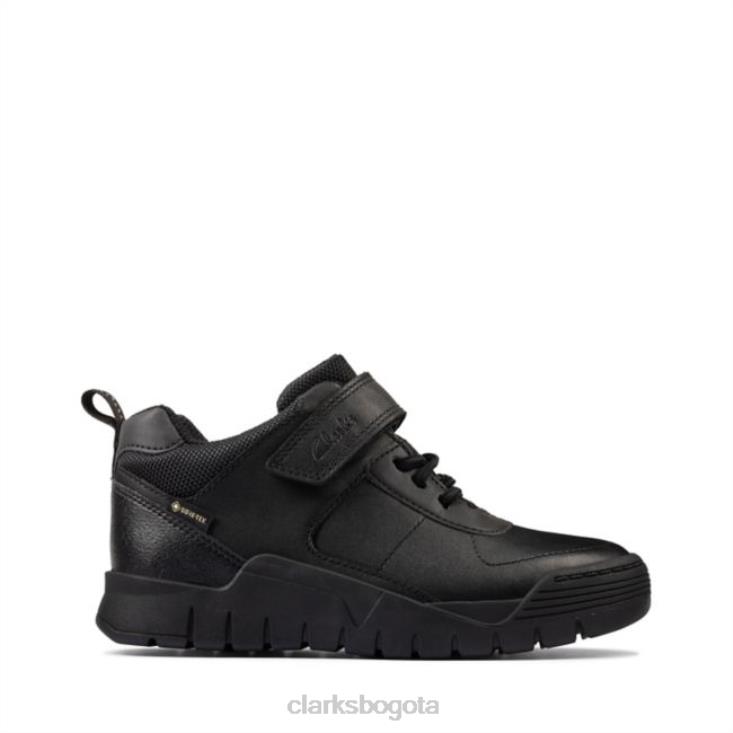 Clarks 0DX8L5785 clarks scooter de cuero negro up gore-tex niño cuero negro unisexo cuero negro